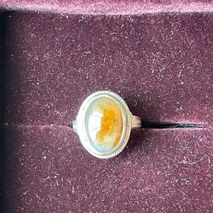 Natural Sunstone silver Ring